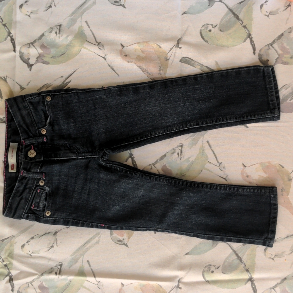 Levi's skinny dark wash toddler jeans 2t